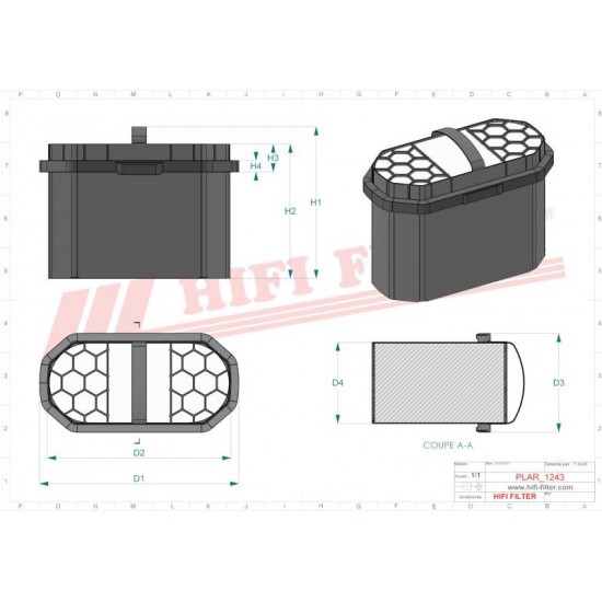 Filtru aer SA160066