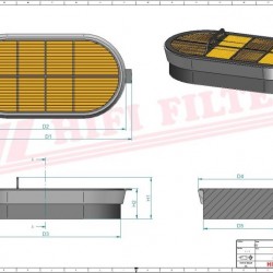 Filtru aer SA16508