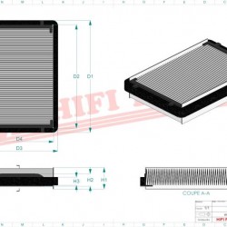 FILTRU HABITACLU KIT SC90086