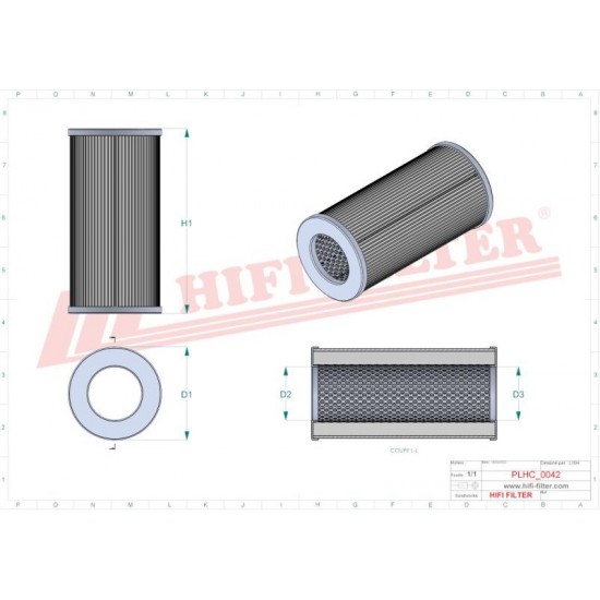 Filtru hidraulic SH52012