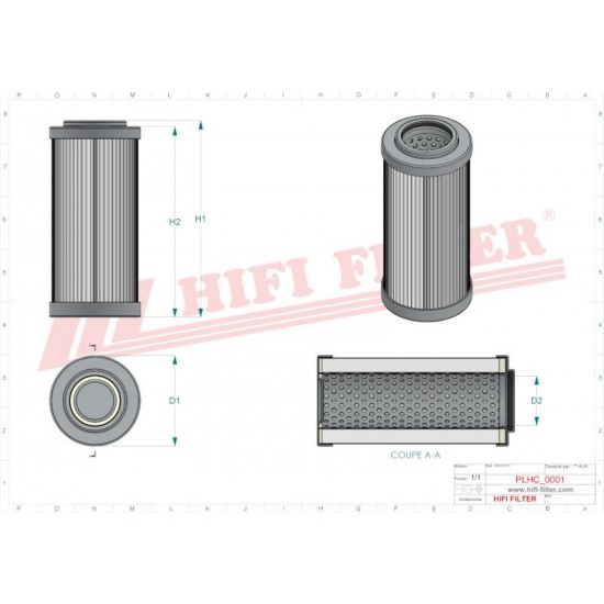 Filtru hidraulic SH52302