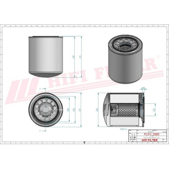 Filtru hidraulic SH59005