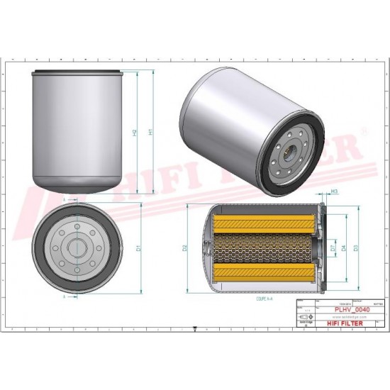 Filtru hidraulic SH63093
