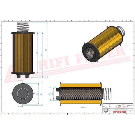 Filtru hidraulic SH66209