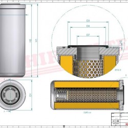 Filtru hidraulic SH66236