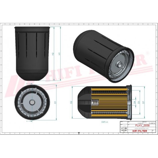 Filtru hidraulic SH66239