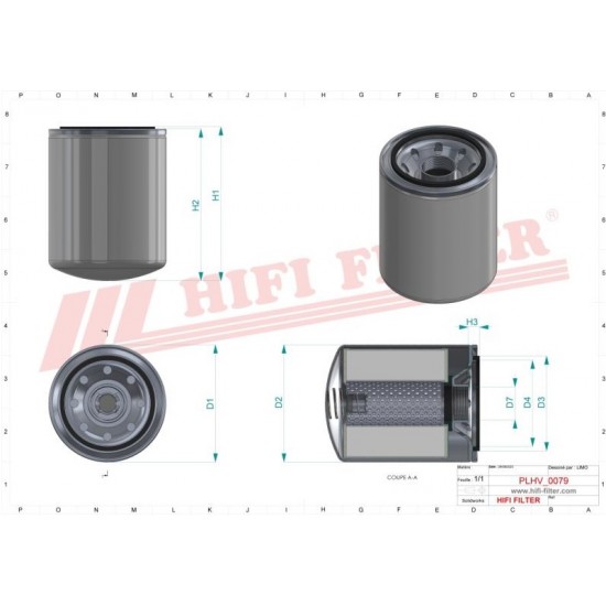 Filtru hidraulic SH66286