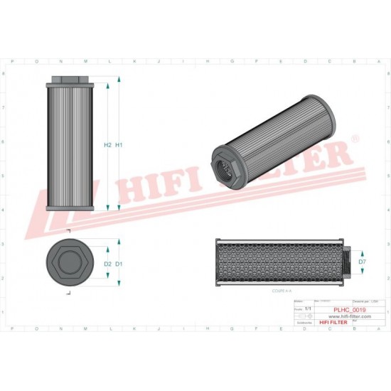 Filtru hidraulic SH77004