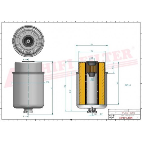 Filtru combustibil SN70110