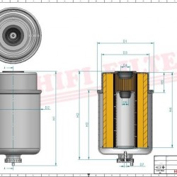 Filtru combustibil SN70125