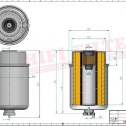 Filtru combustibil SN70136