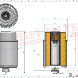 Filtru combustibil SN70197