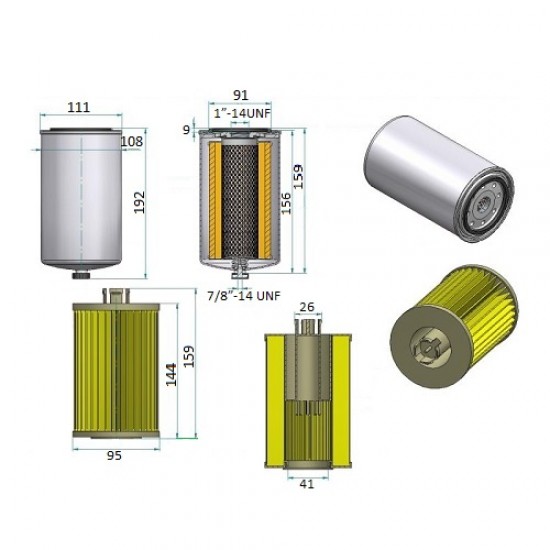 Filtru combustibil SP3008-2X