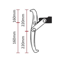 EXTRACTOR CU 3 GHEARE 95-200MM