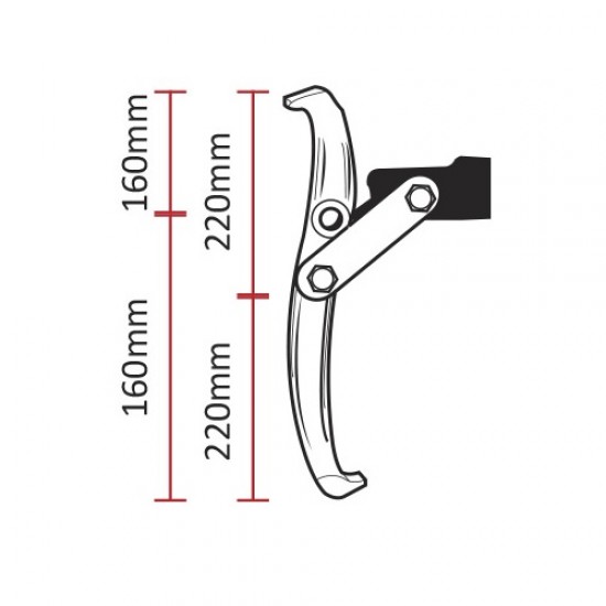 EXTRACTOR CU 3 GHEARE 95-200MM