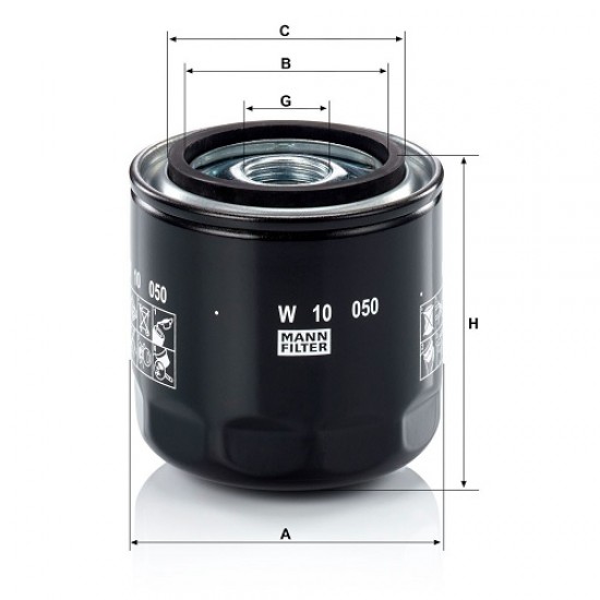 Filtru ulei W10050