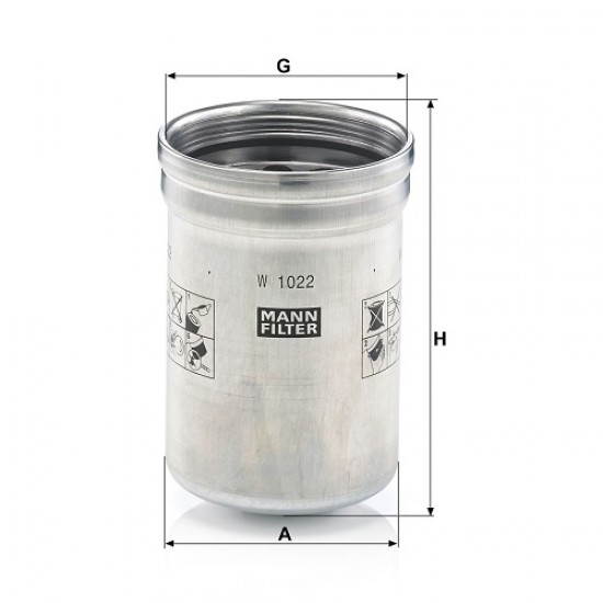Filtru ulei W1022