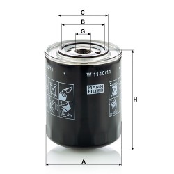 Filtru ulei W1140/11
