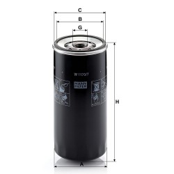 Filtru ulei W1170/7