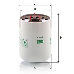 Filtru ulei W1254X