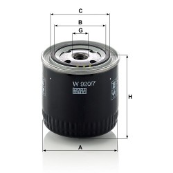 Filtru ulei W920/7