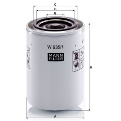 Filtru hidraulic W935/1