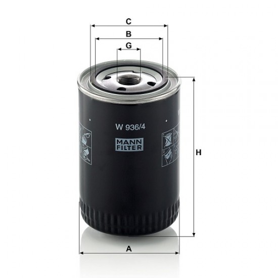 Filtru ulei W936/4