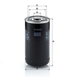 Filtru ulei W950/26
