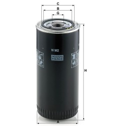 Filtru ulei W962