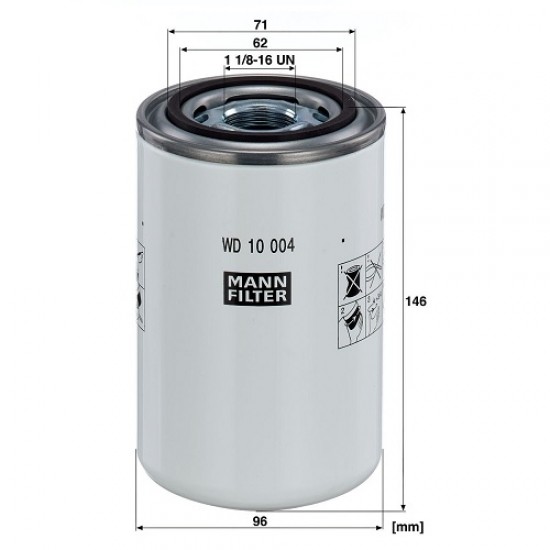 Filtru hidraulic WD10004