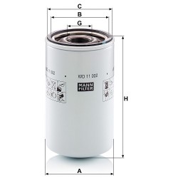 Filtru hidraulic WD11002