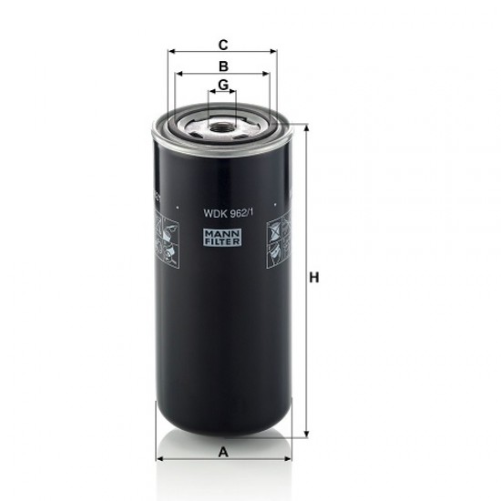 Filtru combustibil WDK962/1