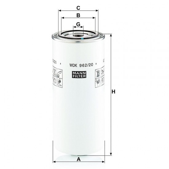 Filtru combustibil WDK962/20