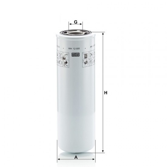 Filtru hidraulic WH12005