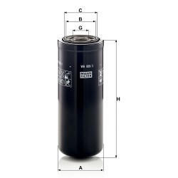 Filtru hidraulic WH980/3