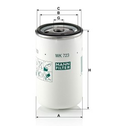 Filtru combustibil WK723