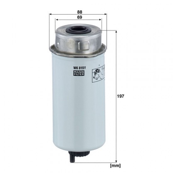 Filtru combustibil WK8151