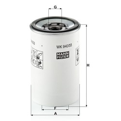 Filtru combustibil WK940/33X