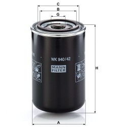 Filtru combustibil WK940/42
