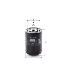 Filtru ulei W940/24